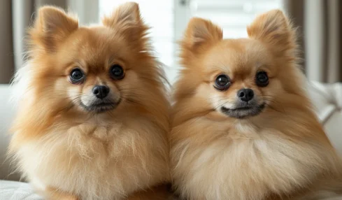 Les spitz nains : des peluches vivantes qui font craquer petits et grands avec leur adorable frimousse