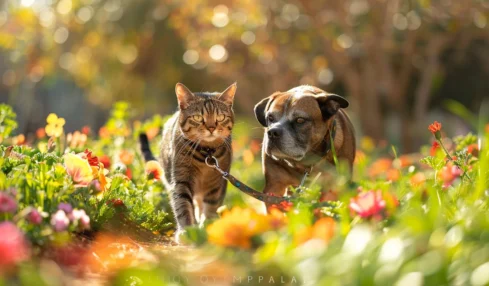 Une belle histoire d'amitié : un chat guide un chien aveugle et devient ses yeux pour une nouvelle vie