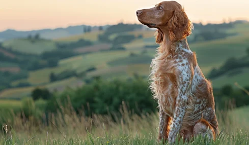 Le setter anglais : un chien de chasse élégant et apprécié en France et en Italie, parmi les plus répandus