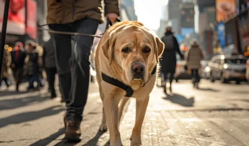Le chien guide d'aveugles : une aide précieuse pour les personnes malvoyantes à travers le monde