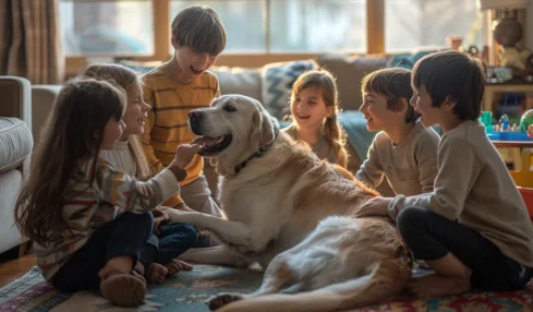 Le chien comme remède anti-stress : une étude montre ses effets apaisants sur les enfants âgés de 7 à 12 ans
